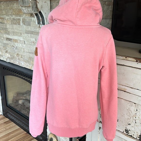 Wanakome Cassy Punch pullover hoodie brush french terry interior kangaroo pocket - Picture 11 of 16
